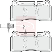 Apec Rear Brake Pad Set PAD1613