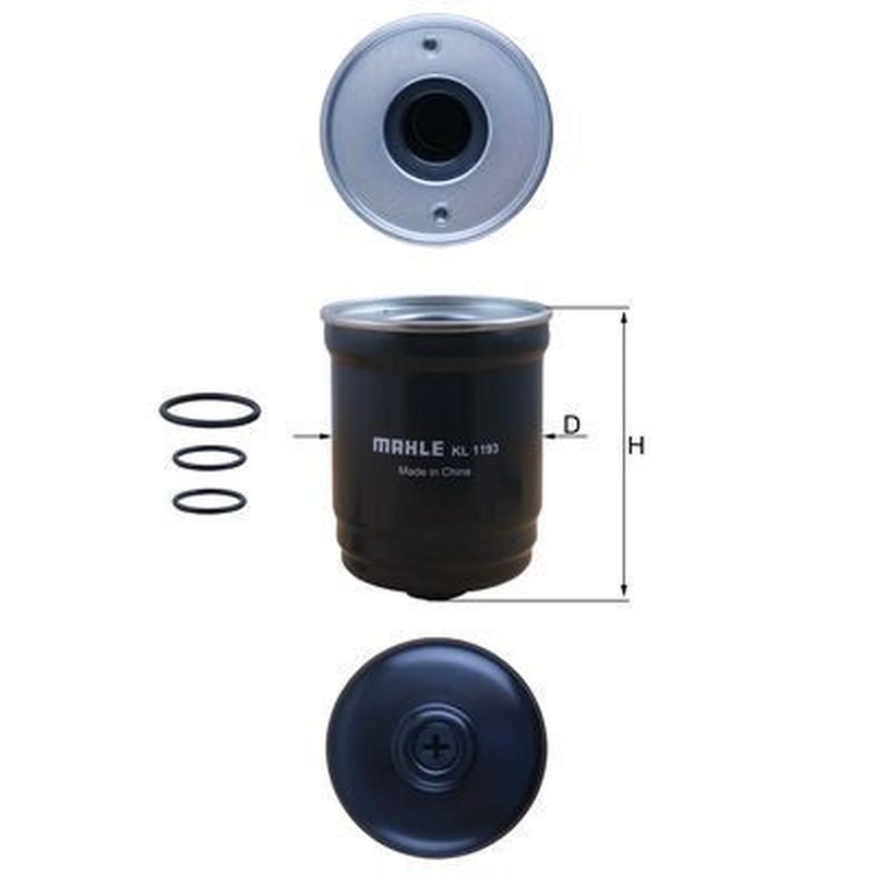 Mahle Fuel Filter Element KL 1193D