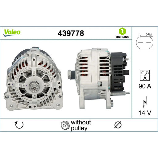 Valeo Car Alternator 12V 439778