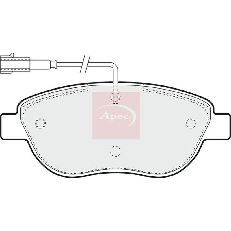 Apec Front Brake Pad Set PAD1293
