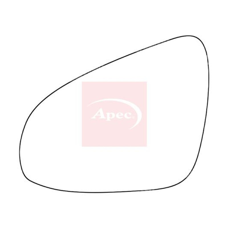 Apec Exterior Wing Mirror Glass Left AMS2295