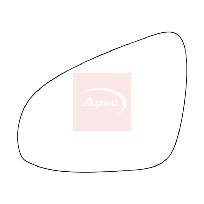 Apec Exterior Wing Mirror Glass Left AMS2295