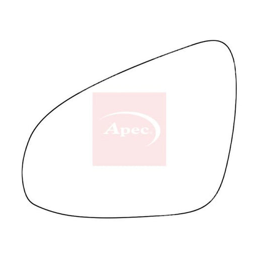 Apec Exterior Wing Mirror Glass Left AMS2295