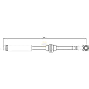 NAPA Brake Hydraulic Hose Line Front NBH1194