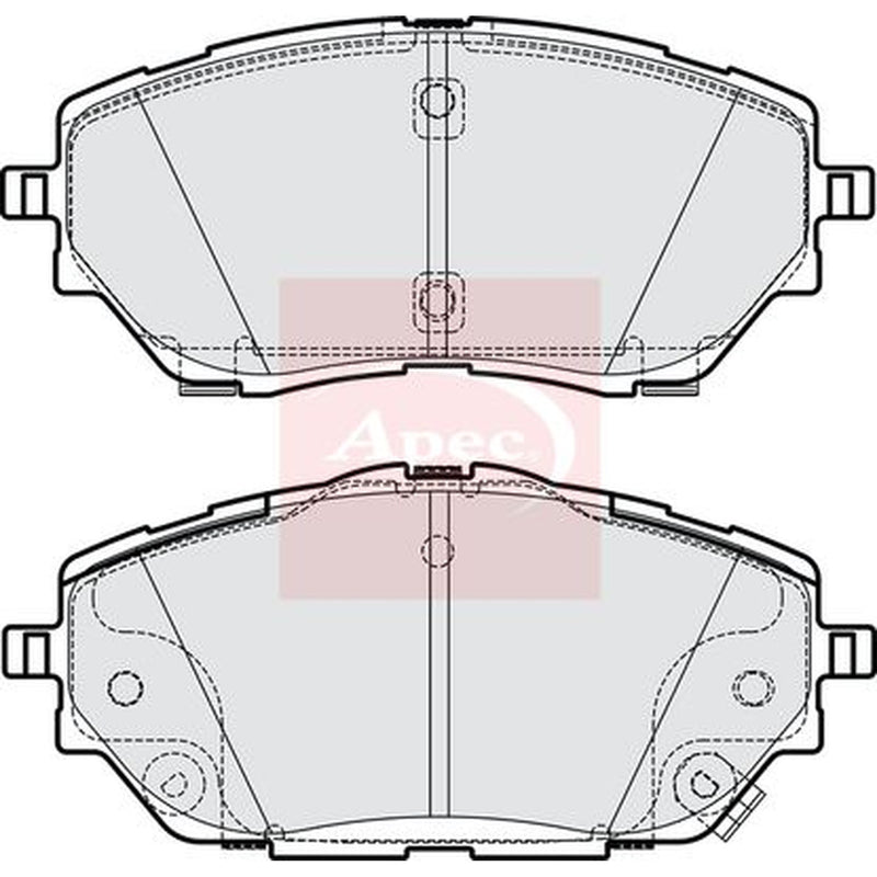 Apec Front Brake Pad Set PAD2197