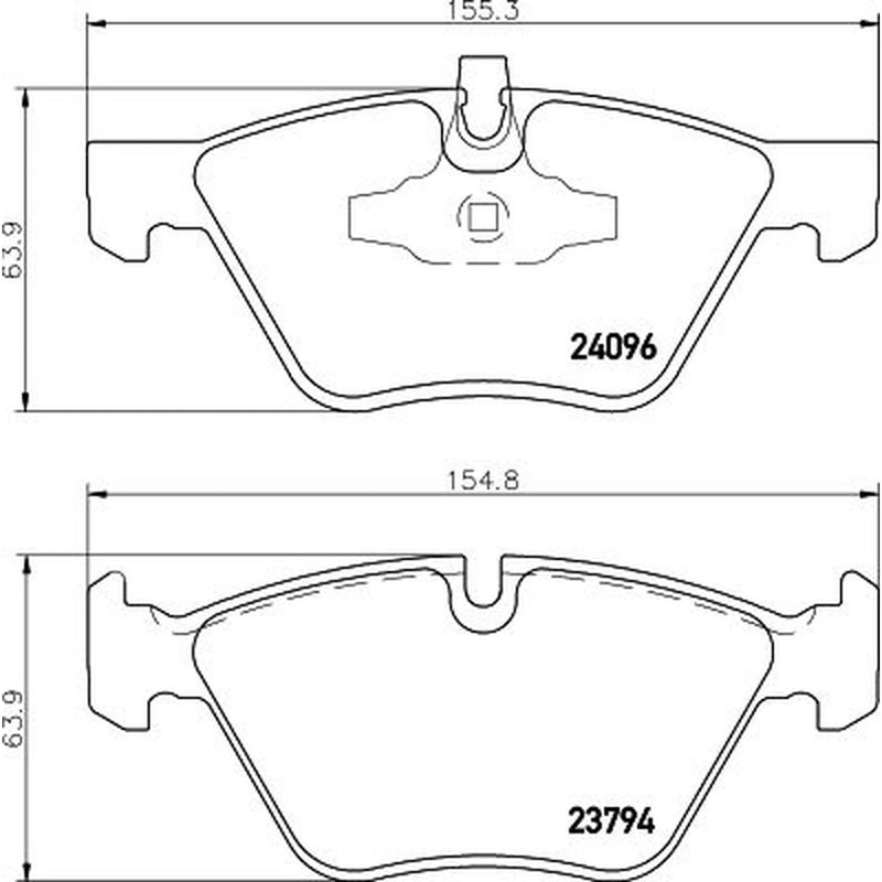 DON Front Brake Pad Set PCP1286