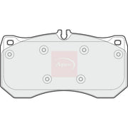 Apec Front Brake Pad Set PAD1910