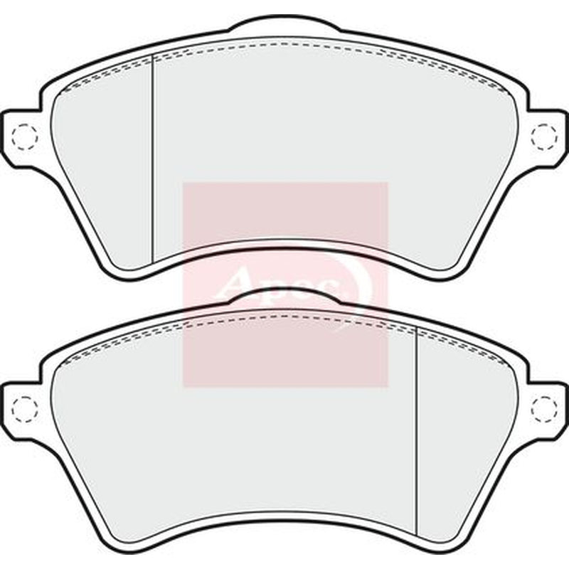 Apec Front Brake Pad Set PAD1208