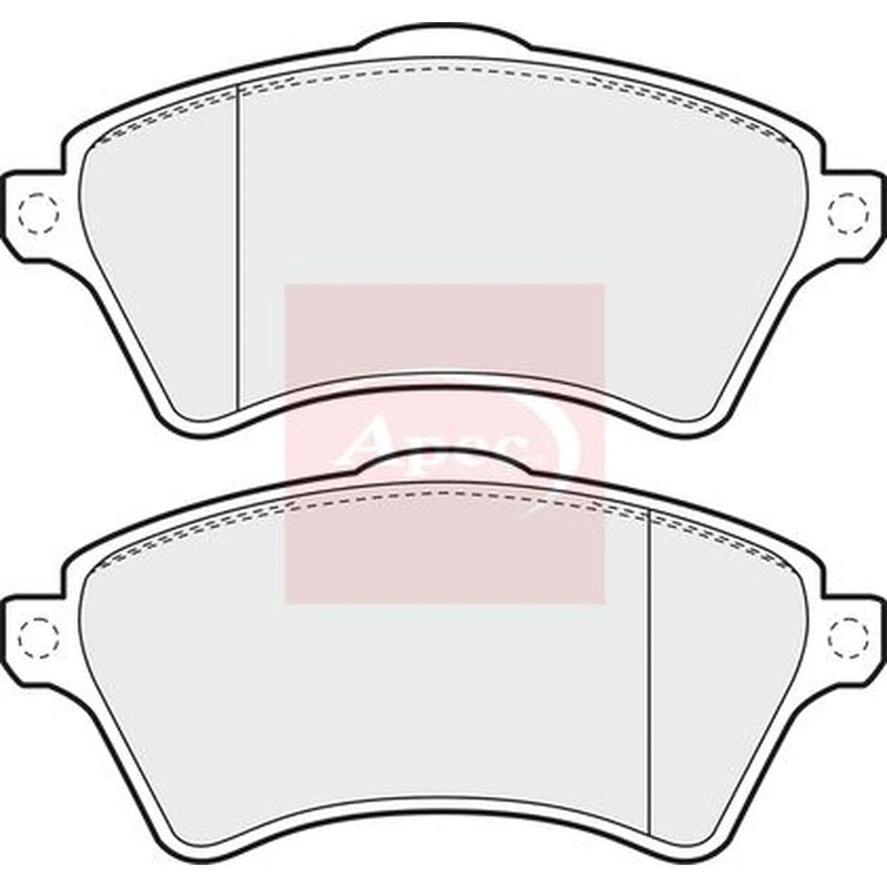 Apec Front Brake Pad Set PAD1208