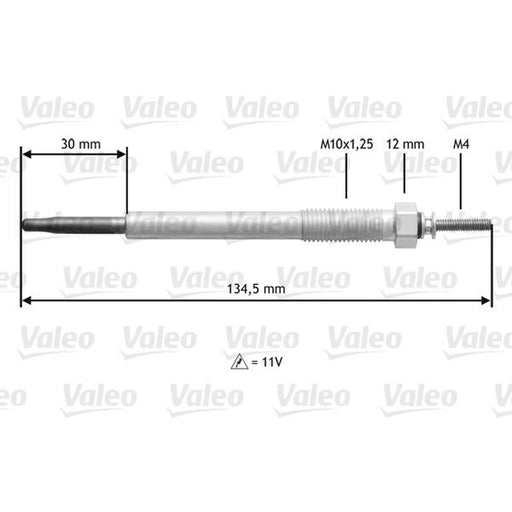 Valeo Diesel Engine Glow Plug 345185