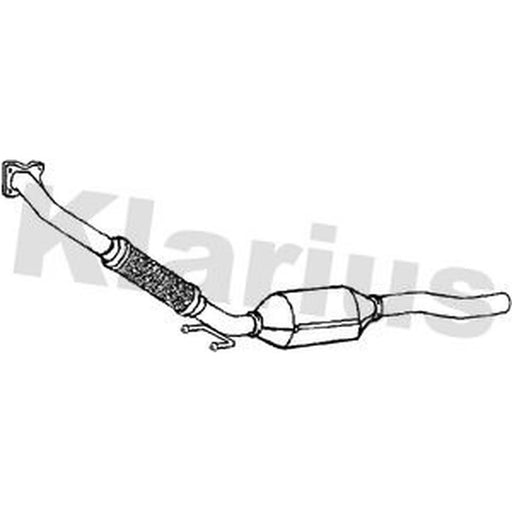 Klarius Catalyst Type Approved With Pipe Front 322750