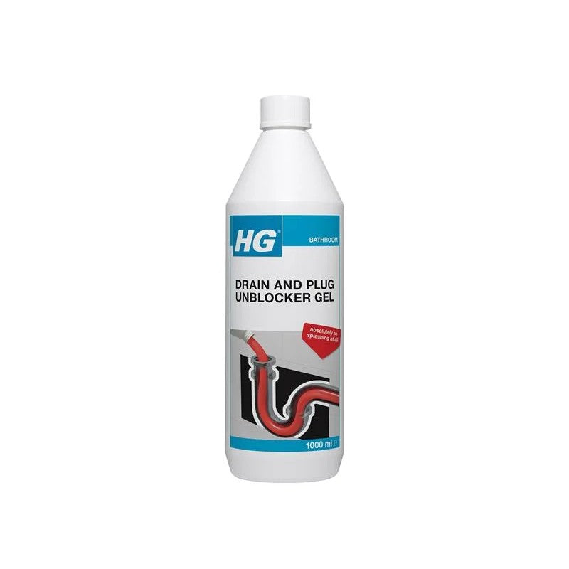 H G Drain & Plug Unblocker Gel 1 Litre Powerful Cleaner