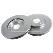 Borg & Beck 2 x Vented Front Brake Discs BBD5447