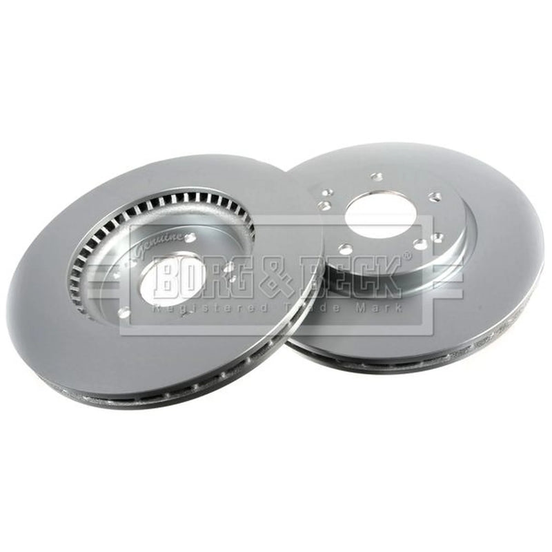 Borg & Beck 2 x Vented Front Brake Discs BBD5447