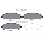 Textar Brake Pad Set 2599901