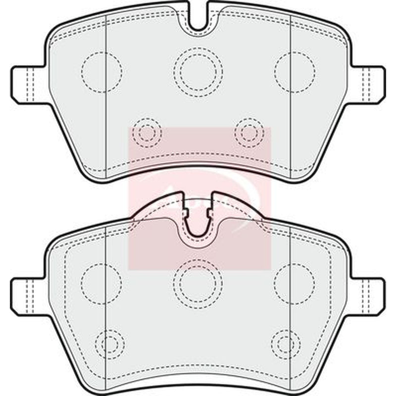 Apec Front Brake Pad Set PAD1577