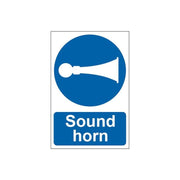 Scan Sound Horn - PVC Sign 200 x 300mm - 0250