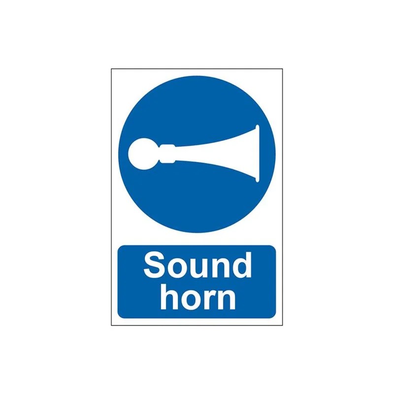 Scan Sound Horn - PVC Sign 200 x 300mm - 0250