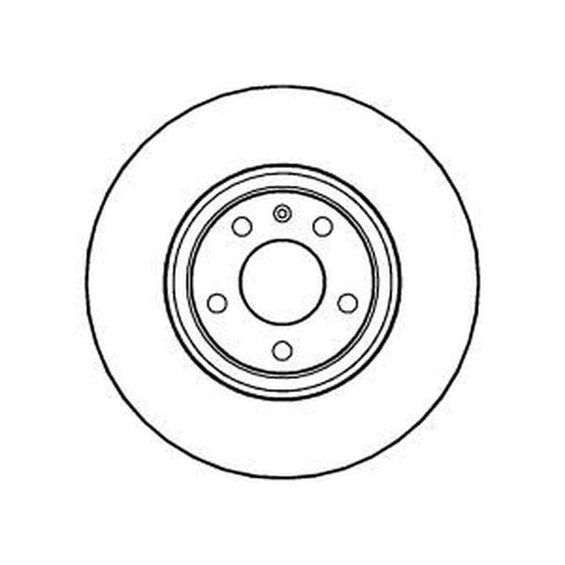 Abtex 2 x Vented Front Brake Discs BD1319V