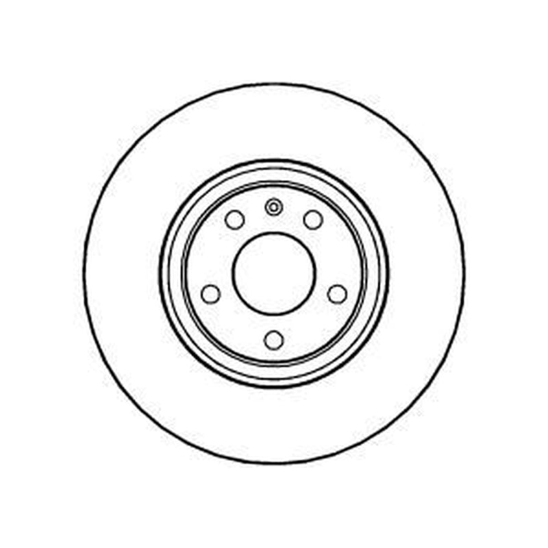 Abtex 2 x Vented Front Brake Discs BD1319V