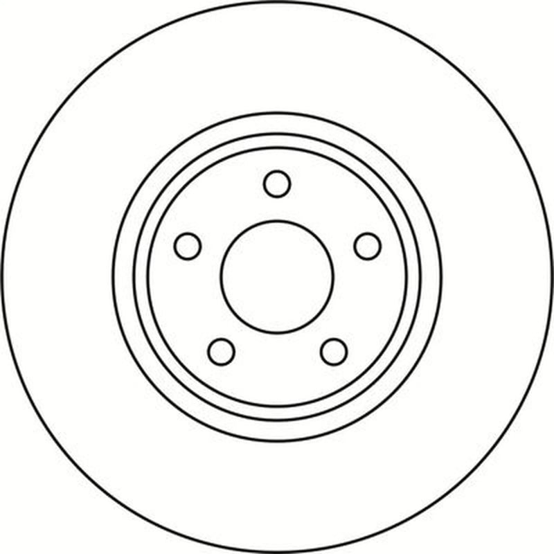 Abtex 2 x Vented Front Brake Discs BD2135V
