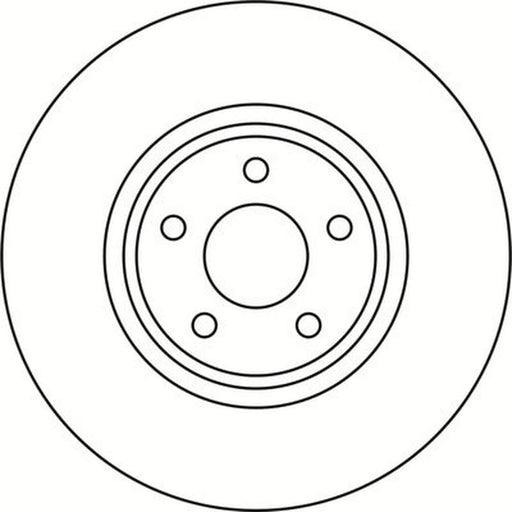 Abtex 2 x Vented Front Brake Discs BD2135V