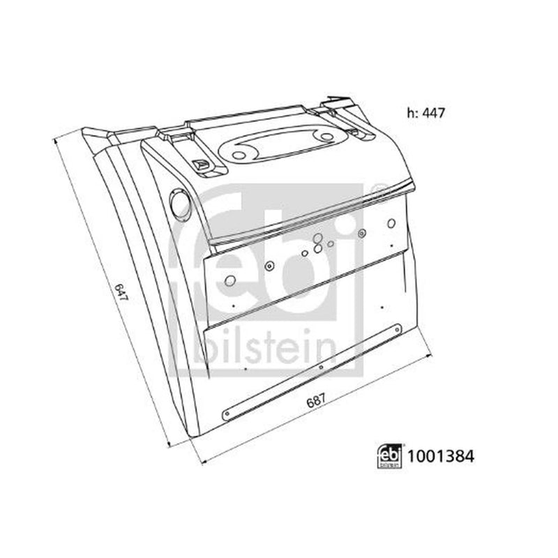 Febi Wing Wide High 1001384