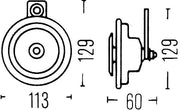 Hella 3BA 002 768-001 Signal Horn