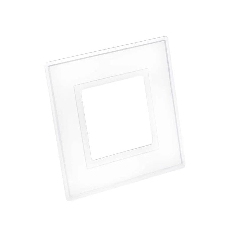 Dencon Clear Finger Plate 1-Gang (Pack of 2) - 88032NB