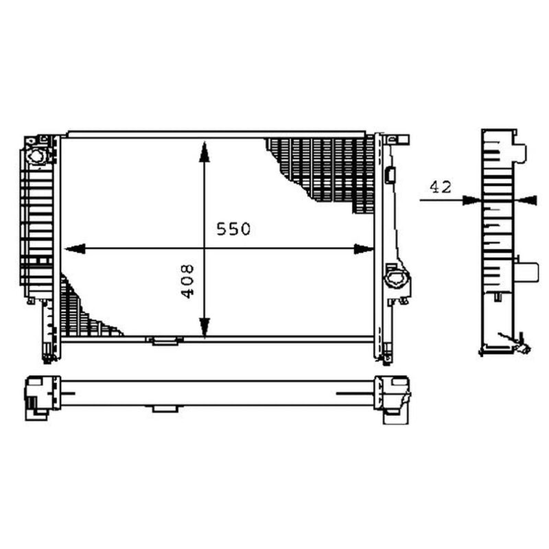 Mahle Engine Radiator CR 277 000S