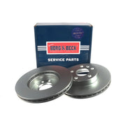 Borg & Beck 2 x Vented Front Brake Discs BBD4135