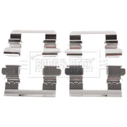Borg & Beck Brake Pad Accessory Fitting Kit Front BBK1256
