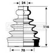First Line Drive Shaft Bellow Kit Front Left FCB2796