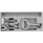 Teng Tools Power Grip Plier Set TT4 4 Pieces