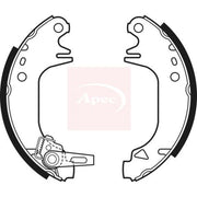 Apec Brake Shoe Set Axle Kit SHU340