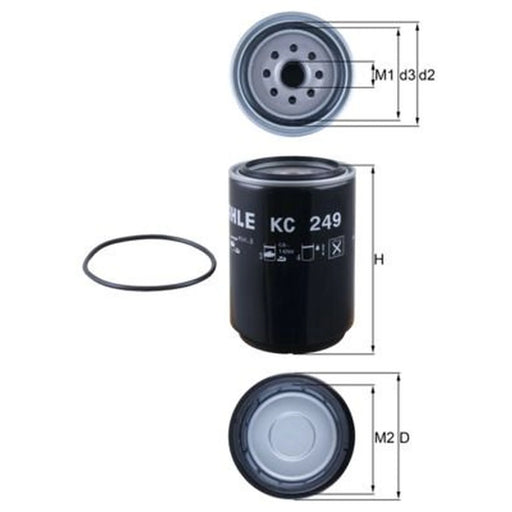 Mahle Fuel Filter Element KC 249D