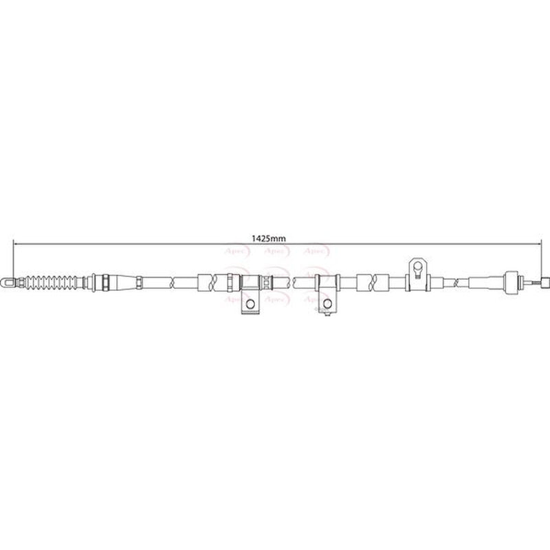 Apec Handbrake Cable Right Rear CAB1228