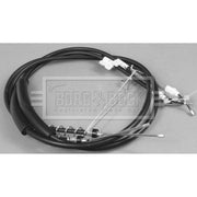 Borg & Beck Handbrake Cable Left Rear BKB3044