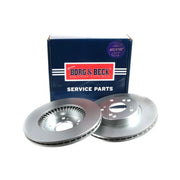Borg & Beck 2 x Vented Front Brake Discs BBD4333