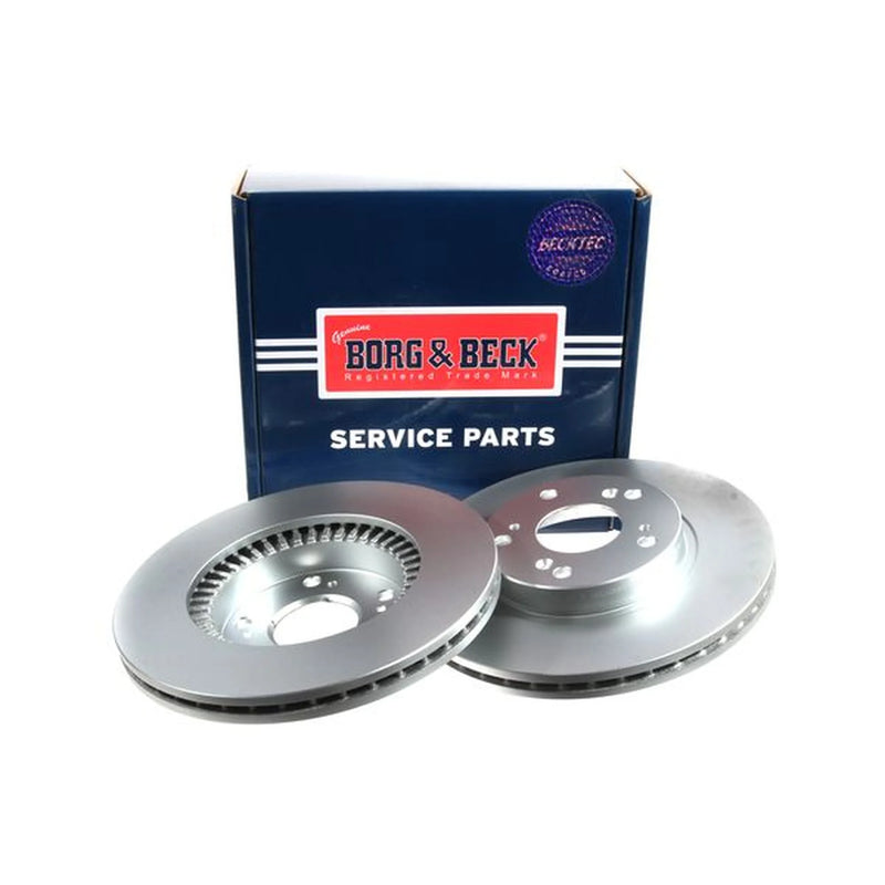 Borg & Beck 2 x Vented Front Brake Discs BBD4333