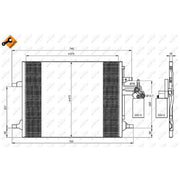 NRF Air Conditioning Condenser 35930