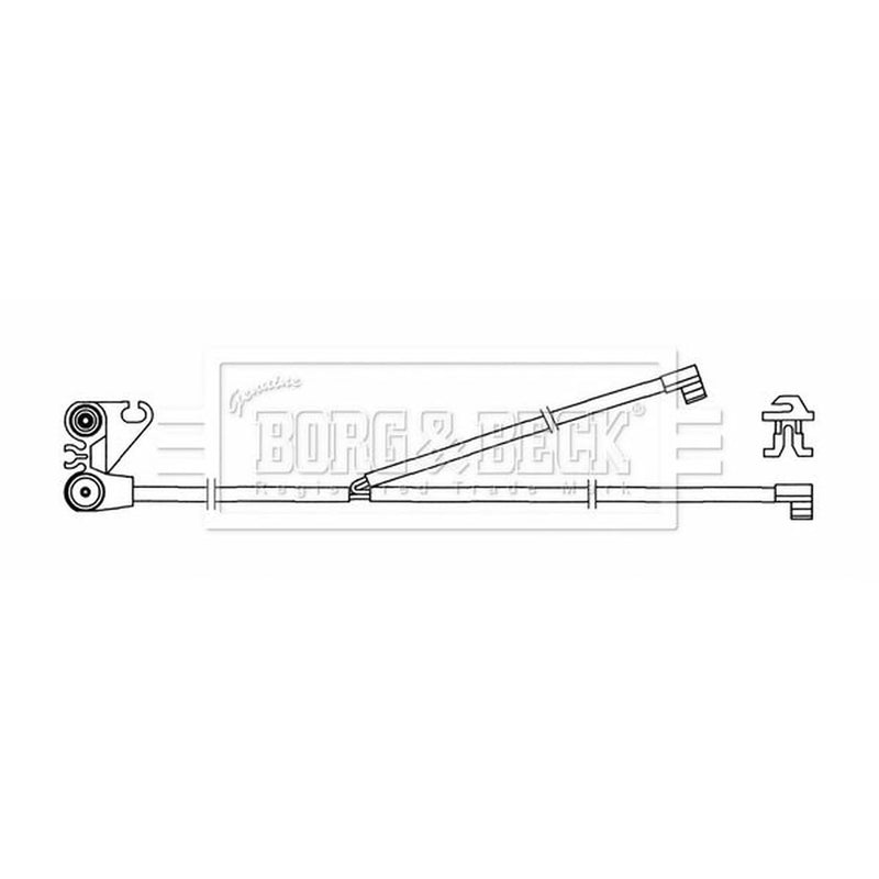 Borg & Beck Brake Pad Wear Sensor Front BWL33090