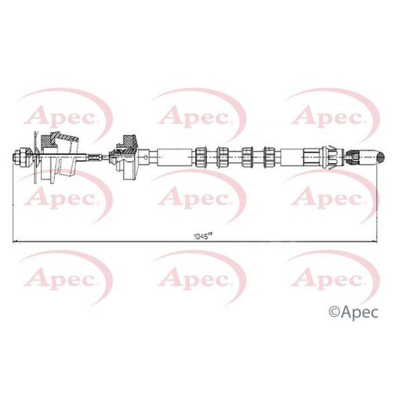 Apec Clutch Control Cable Pull CAB5026