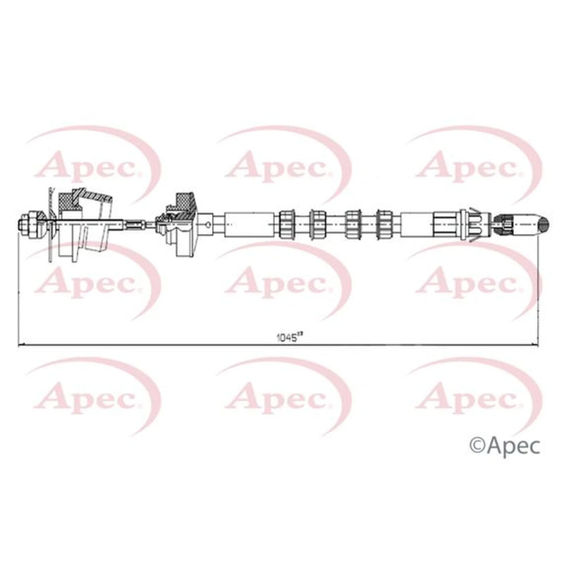 Apec Clutch Control Cable Pull CAB5026