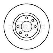 Borg & Beck 2 x Vented Front Brake Discs BBD4246