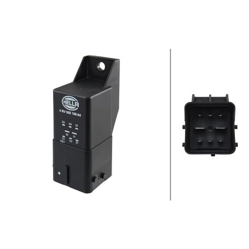 Hella Glow Plug Relay 4RV 008 188-641
