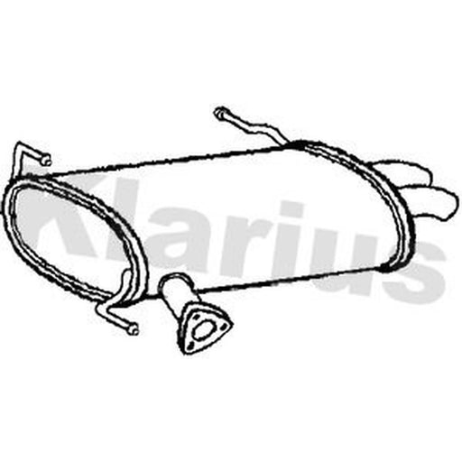 Klarius Box With Tail Pipe Rear CN649L