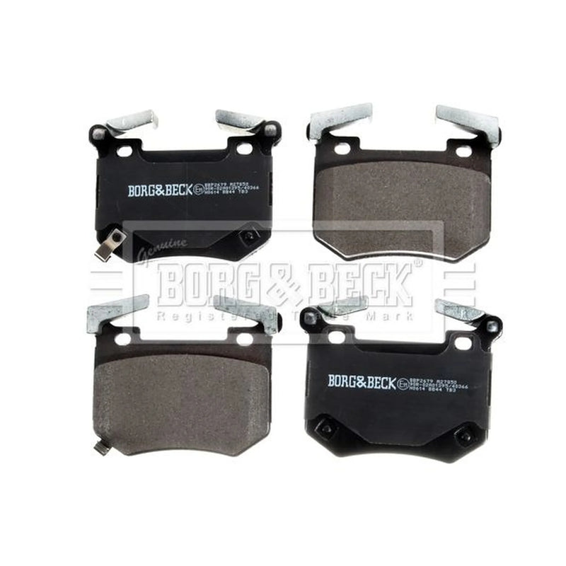 Borg & Beck 4 x Rear Brake Pad Set BBP2679