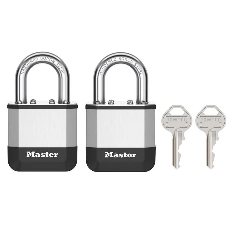 Master Lock Elite™ Laminated 45mm Padlock - 25mm Shackle (Pack of 2) - PK1EURT