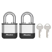 Master Lock Elite™ Laminated 45mm Padlock - 25mm Shackle (Pack of 2) - PK1EURT